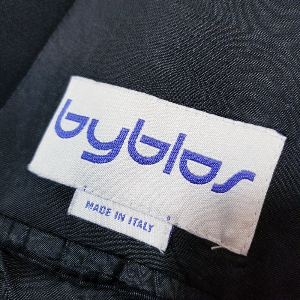Vintage BYBLOS Wool Blend Black Blazer Jacket - Picture 2 of 13